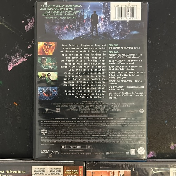 EUC bundle of three DVD movies Matrix Revolutions, National Treasure 2, Fame - Picture 4 of 8